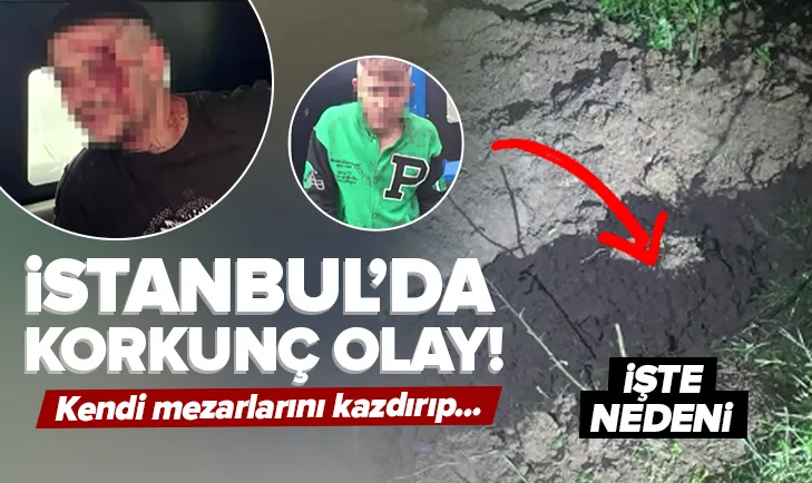 Korkunç olay! Kendi mezarlarını kazdırıp...