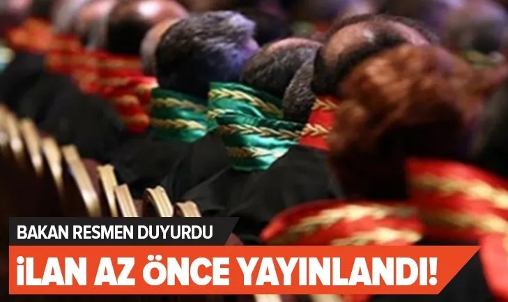 Bakan Gül: 1200 hâkim ve savcı alımı için ilan web sitesinde yayınlandı