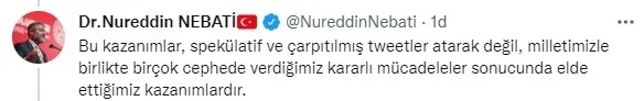 CHP Sözcüsü Faik Öztrak'a Hazine ve Maliye Bakanı Nureddin Nebati'den "TABLO" yanıtı 9