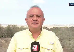 A Haber Gazze sınırında! Canlı yayında patlama sesleri