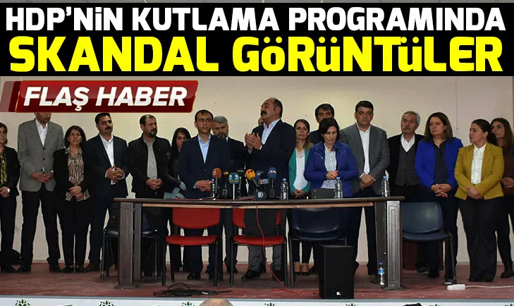 HDPnin kutlama programında terör propagandası