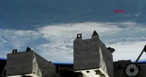 NASA felaketi uzaydan canlı yayınladı!