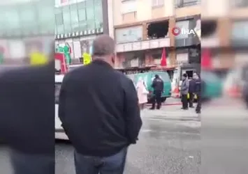 Başkent'te 4 katlı binada korkutan yangın