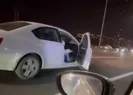 Arkadaşıyla tartışınca araçtan atlamaya çalıştı