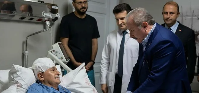 Binali Yıldırım’ın sağlık durumu nasıl? TBMM Başkanı Mustafa Şentop hastanede ziyaret etti!