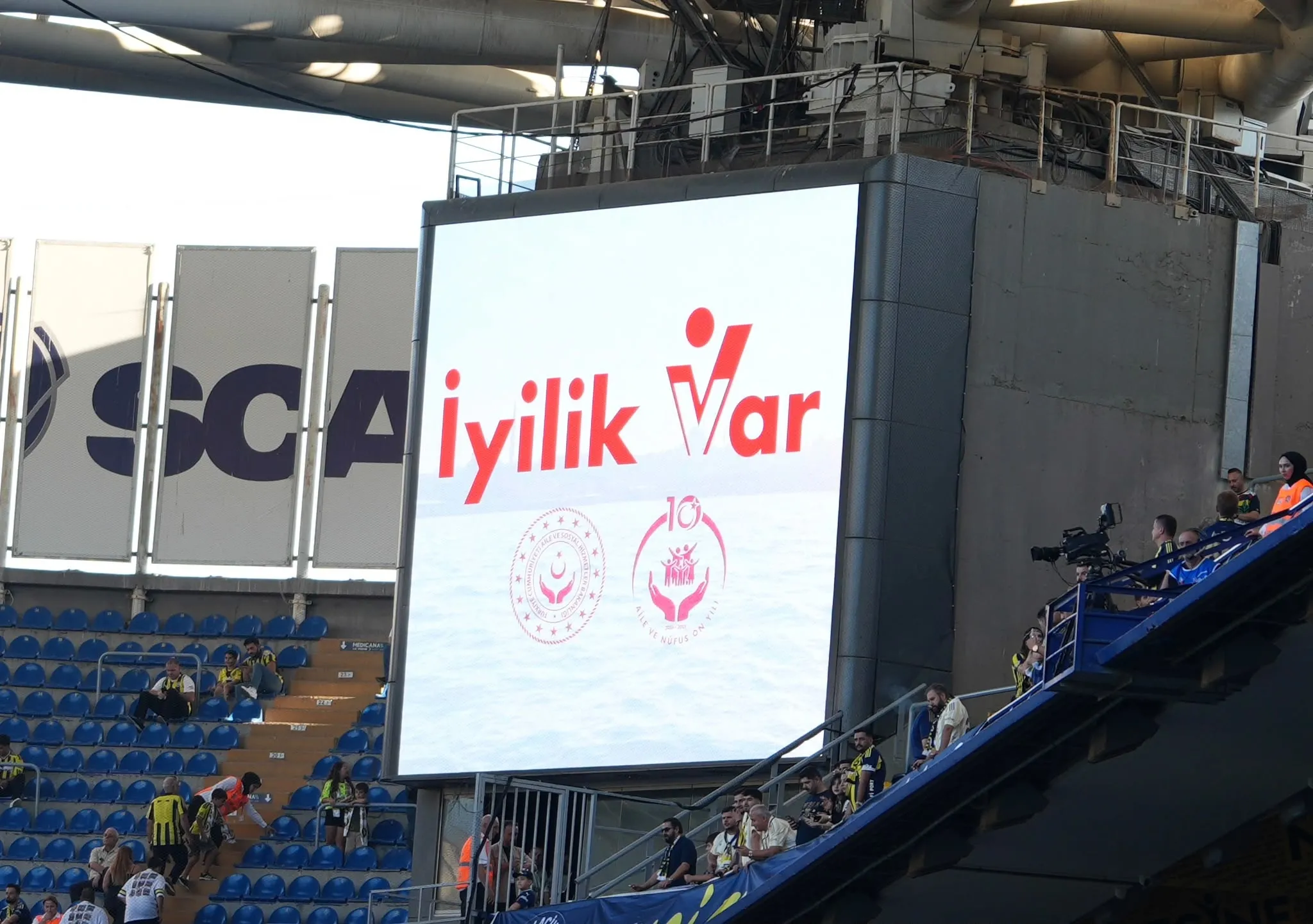 Aile ve Sosyal Hizmetler Bakanlığı 'İyilik Var' platformunu derbide tanıttı