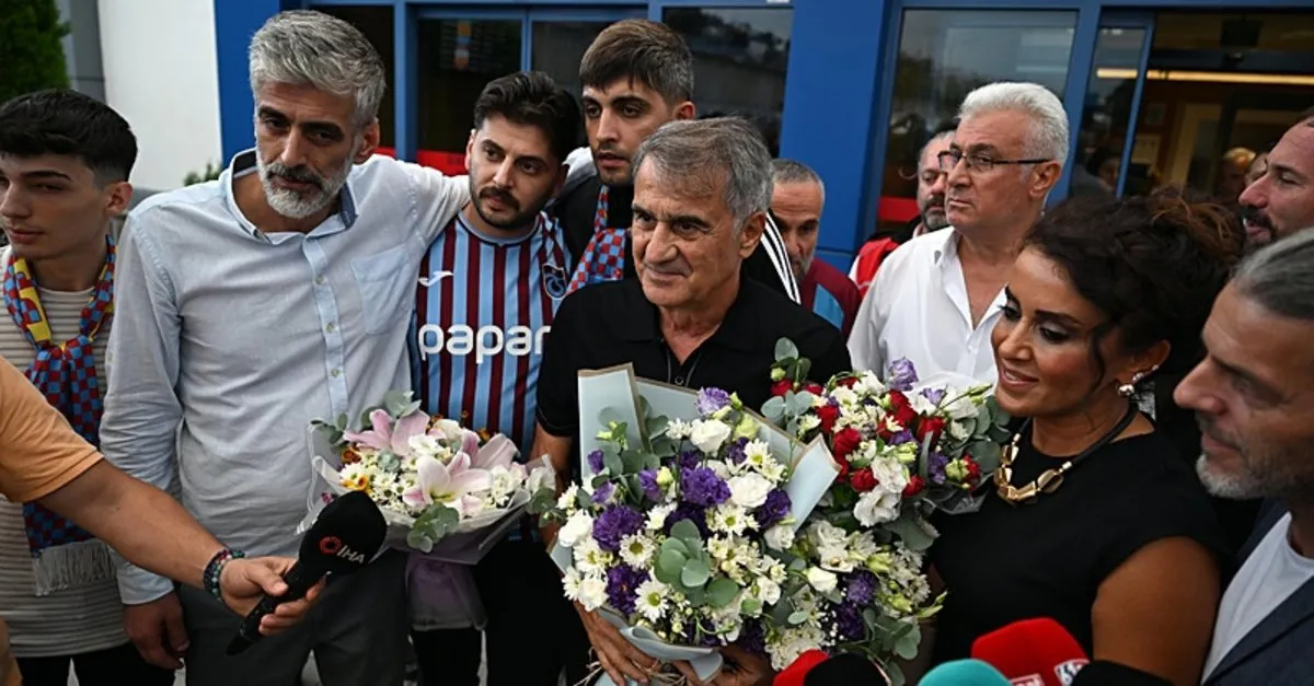 Trabzon’da Şenol Güneş coşku ile karşılandı! Şenol Güneş: Gel dediler, geldik