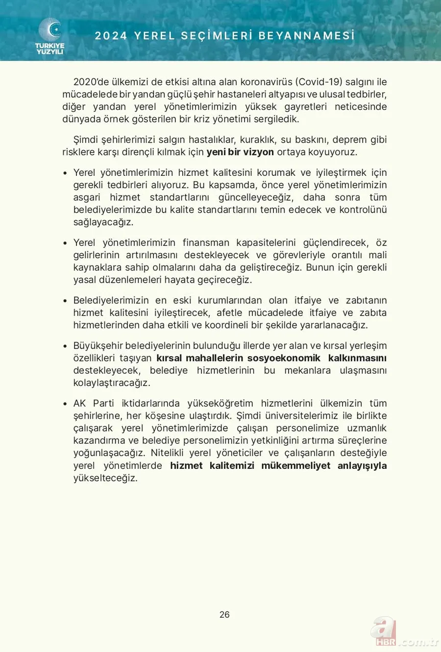 İşte AK Parti'nin yerel seçim beyannamesi! 85 milyonu ilgilendiriyor: Gençlerden yaşlılara, aileden engelliye... 22