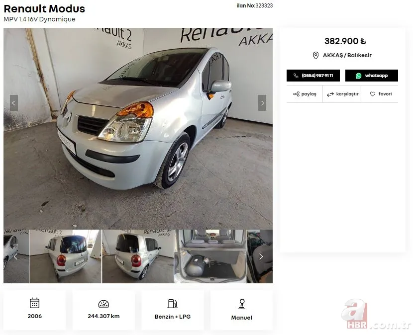 Renault ekim ayı yenilenmiş 2. El araç modelleri ve fiyatlarını açıkladı! 230 bin TL’den başlayan fiyatlarla Fiat, Renault, Peugeot, Volkswagen, Hyundai... 11