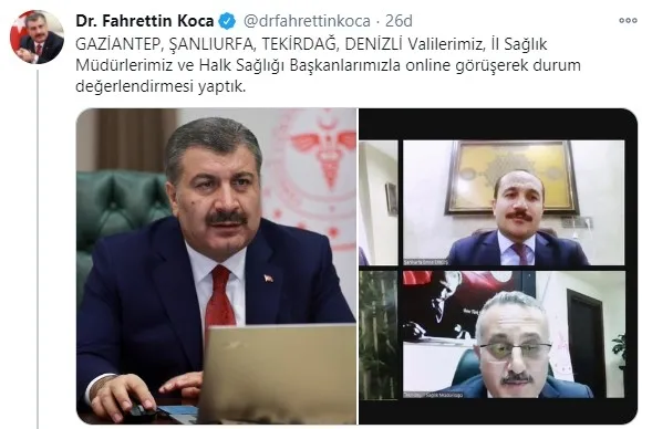 Gaziantep, Şanlıurfa, Tekirdağ, Denizli'deki korona virüs vakalarında son durum ne? Sağlık Bakanı Fahrettin Koca açıkladı - 2