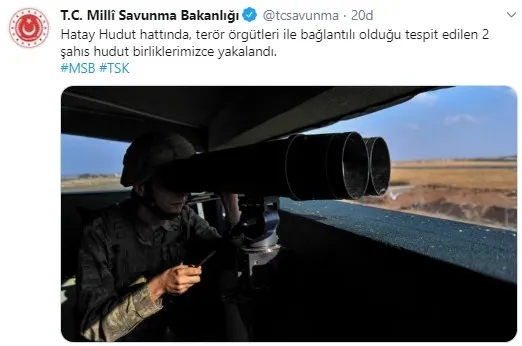 Son dakika: MSB: Terör bağlantılı 2 kişi yakalandı - 1