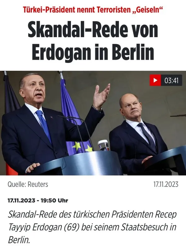 Başkan Erdoğan’ın tarihi ayarı algıcı Alman Bild gazetesini kudurttu
