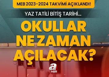 Yaz tatili ne zaman bitiyor? Okullar ne zaman açılacak, kaç gün kaldı? MEB 2023-2024 eğitim takvimi!