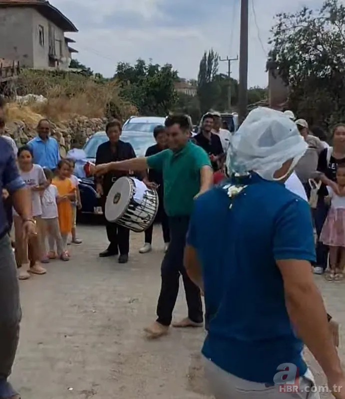 Sıra dışı gelenek! Düğünde öyle bir şey yaptılar ki... 3