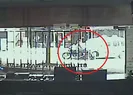 Motosiklet sürücüsünün kaza anı
