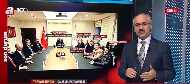 Asgari ücret ne kadar olacak? Zam toplantısına katılan isim A Haber’de