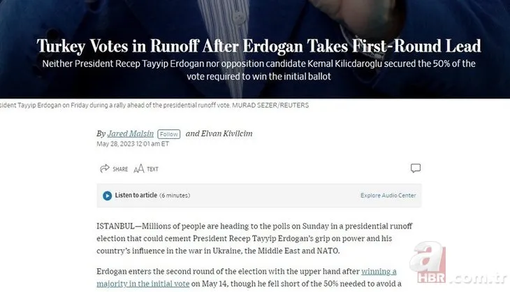 Türk siyasi tarihinin en önemli seçimi dünya basınında! Dakika dakika takip ediyorlar