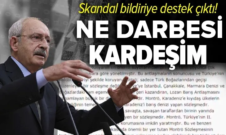 Kılıçdaroğlu seçilmiş hükümeti hedef alan skandal bildiriye destek çıktı
