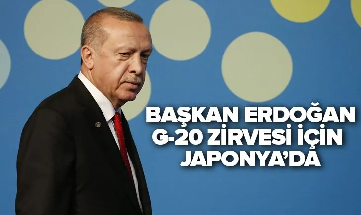 CumhurbaÅkanÄ± ErdoÄan Japonya'ya geldi