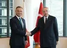 Başkan Erdoğan Polonya Cumhurbaşkanı ile görüştü