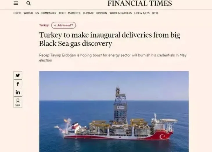 Karadeniz gazı dünya manşetinde! ’Türkiye’nin enerji hediyesi için sahne kuruluyor’ diyerek duyurdular