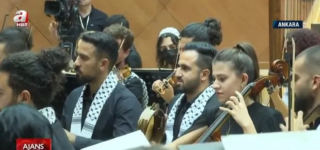 Filistinli ve Türk müzisyenlerden barış konseri! Emine Erdoğan: Tüm dünyaya barış diye haykırıyorlar