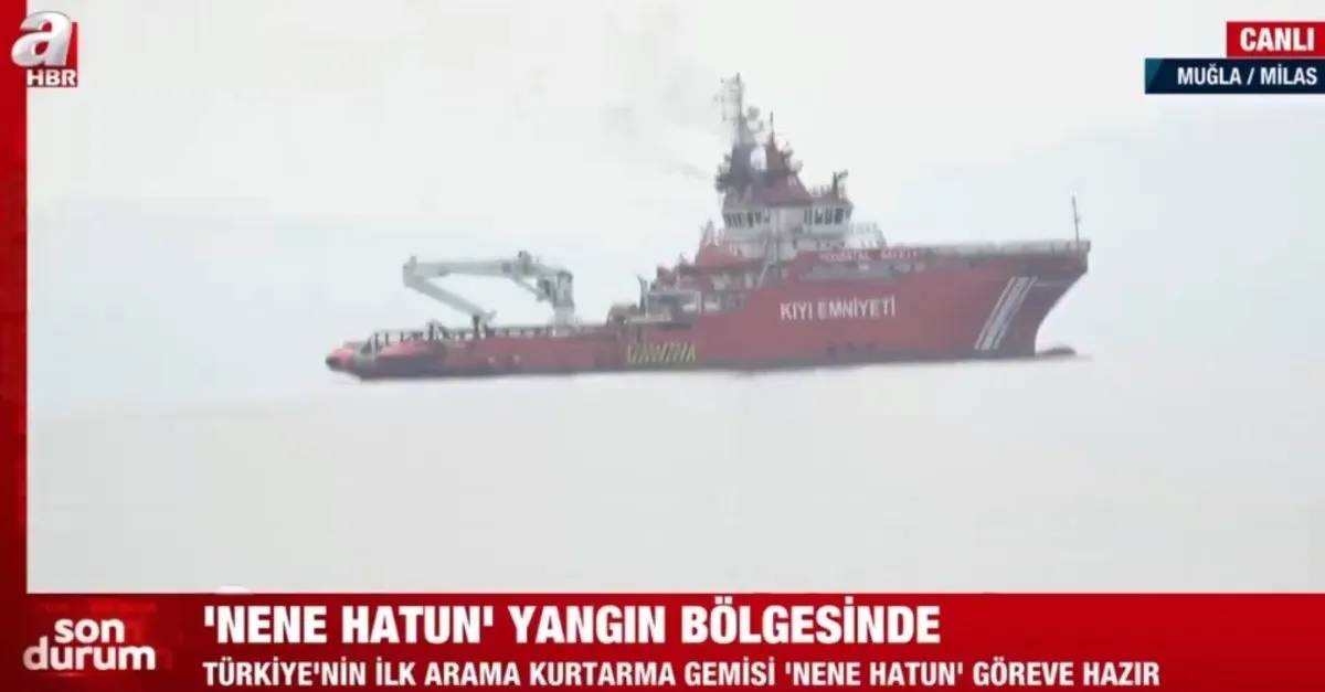 Nene Hatun’ yangın bölgesinde!