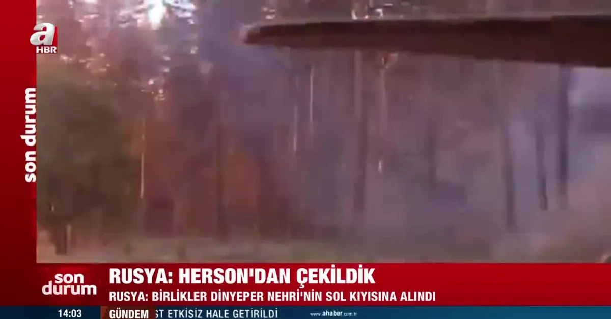 Rus güçleri Herson’dan tamamen çekildi