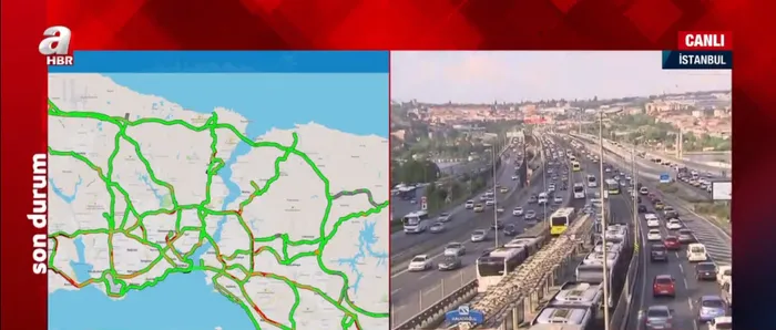 Son dakika: Tam kapanmanın ardından İstanbul trafiğinde son durum! Yoğunluk yüzde 40'ı geçti - 1
