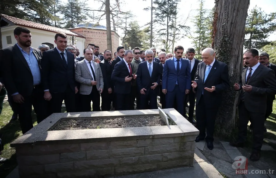 Devlet Bahçeli, Ertuğrul Gazi Türbesi’ni ziyaret etti 9