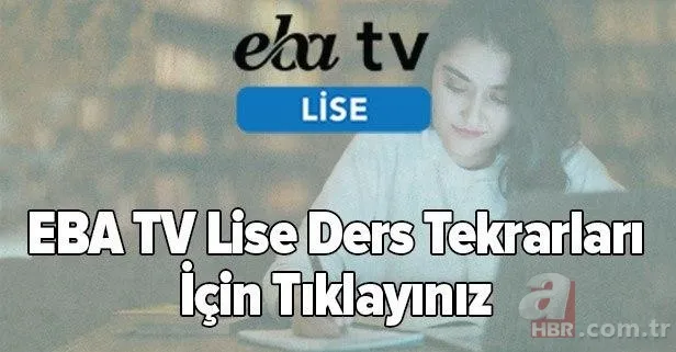 27 Mart EBA TV ders tekrarları izle! İlkokul, Ortaokul, Lise TRT EBA TV uzaktan eğitim ders tekrarı videoları 4