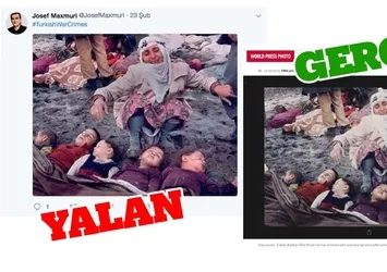 PYD/PKK, depremzedeleri Afrin yalanlarına alet etti