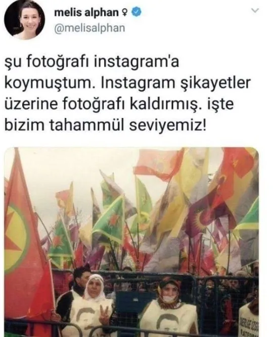 Terör propagandası yapan Melis Alphan için hapis cezası istendi