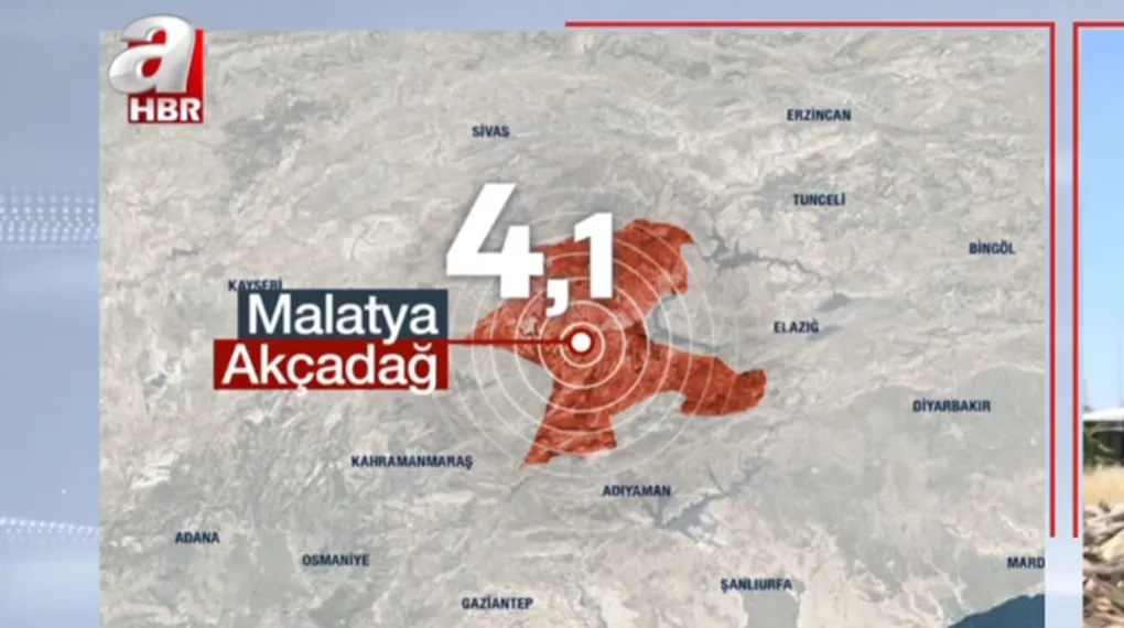 Malatya'da 4,1 büyüklüğünde korkutan deprem