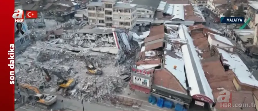 Görüntüler Malatya'dan... A Haber drone kamerası ile kayda alındı! İşte BÜYÜK YIKIM 5