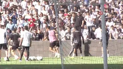 Beşiktaş’tan taraftara açık antrenman