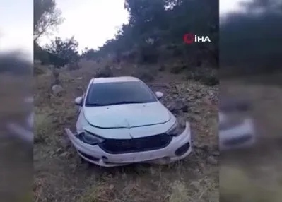 Bingöl’de otomobil şarampole uçtu