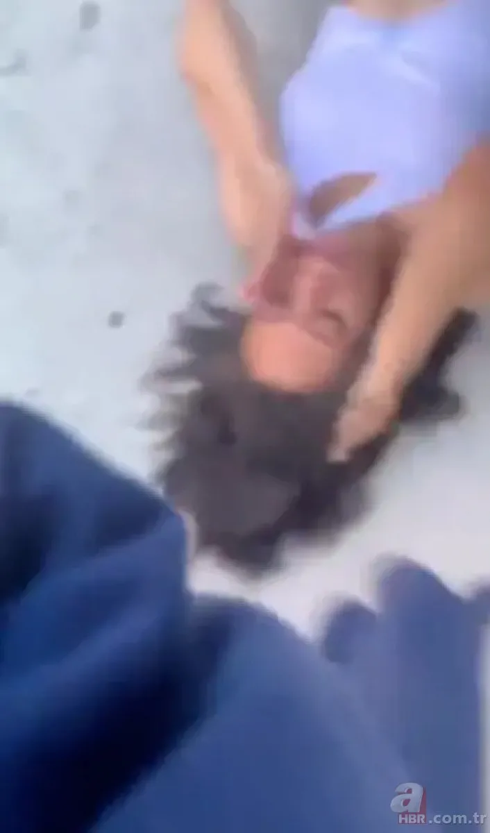 ABD polisi sokak ortasında bir kadını darbetti! Vahşice yumrukladı