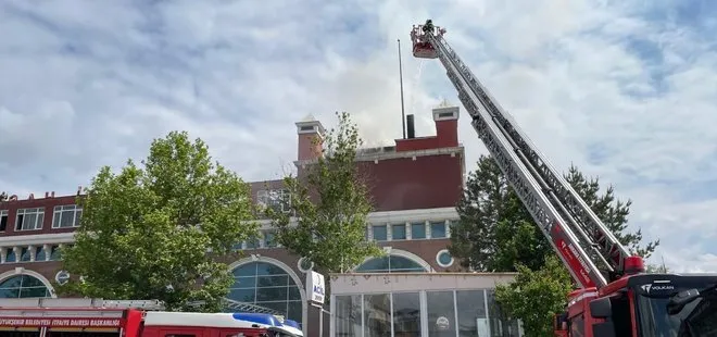 Ankara’da özel bir hastanede yangın!