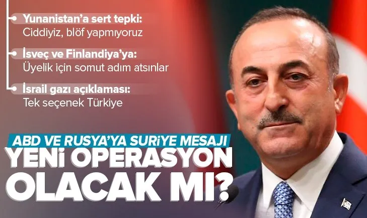 Son dakika: Dışişleri Bakanı Mevlüt Çavuşoğlu’ndan Yunanistan’a tepki! Blöf yapmıyoruz | İsveç ve Finlandiya değerlendirmesi