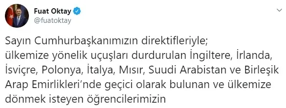 Son dakika: Cumhurbaşkanlığı 8 ülkedeki Türk öğrenciler hakkında açıklama yaptı - 1