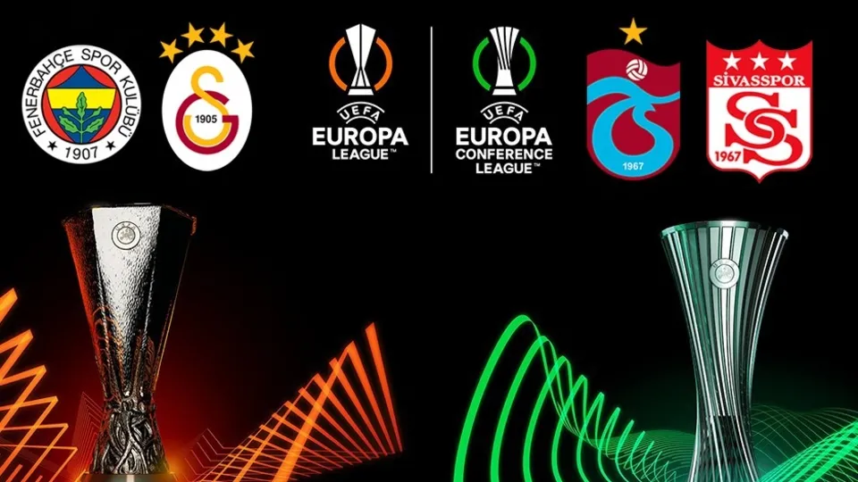 Türkler sahnede! UEFA Avrupa ve Konferans Ligi maçları saat kaçta, hangi kanalda? Galatasaray, Fenerbahçe, Trabzonspor, Sivasspor...