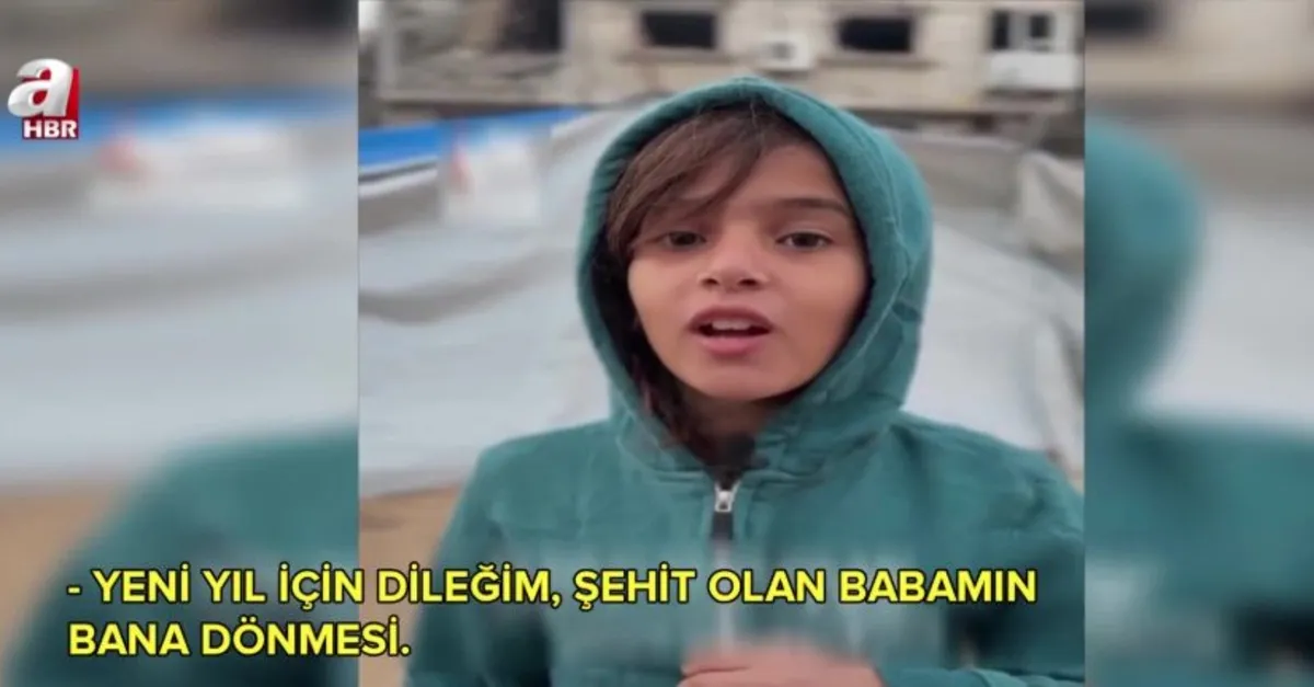 Gazzeli çocukların yeni yıl dilekleri!