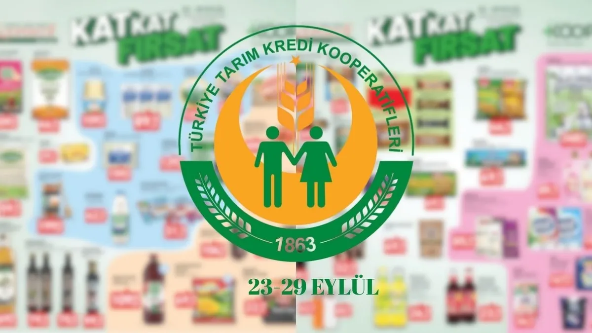 Tarım Kredi’de fiyatlar düştü: Fırsat dolu 23-29 Eylül kataloğu: 40’lı tuvalet kağıdı 248 TL, Anadolu sızma zeytinyağı 469 TL…