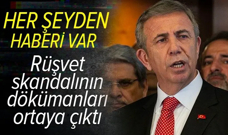 Mansur Yavaş 25 milyon liralık rüşvetten haberdar! İşte CHP'deki rüşvet skandalının dökümanı