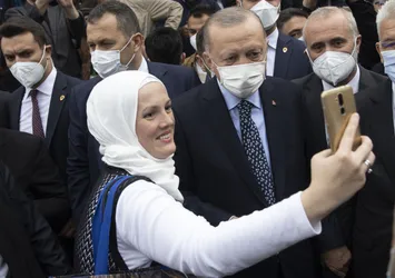 Başkan Erdoğan’a Bosna Hersek’te sevgi seli