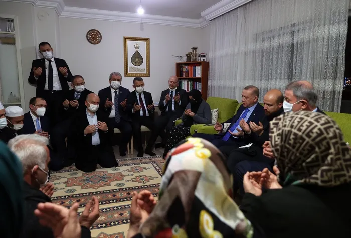 Başkan Erdoğan'dan şehit Hayrettin Eren'in ailesine taziye ziyareti - 4