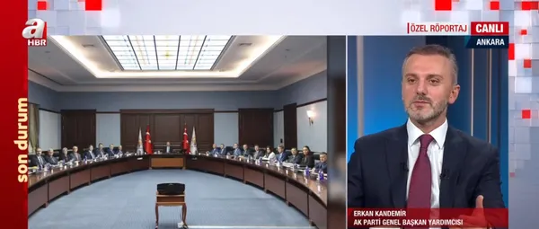 AK Parti'de büyük kongre hazırlığı! AK Parti Genel Başkan Yardımcısı Erkan Kandemir A Haber'de - 6