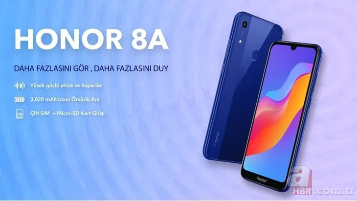 Honor 8A’nın özellikleri! Türkiye’de satışa çıktı