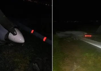 TSK'ya ait İHA, Şanlıurfa'da zorunlu iniş yaptı